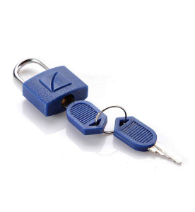 Travel Blue Suitcase Padlock - Key 