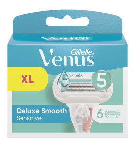 Venus Deluxe Smooth Sensitive Razor Blades x6 