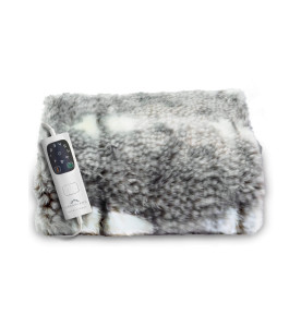 Dreamland Hygge Days Luxury Faux Fur Warming Throw - Fallow Deer Faux Fur