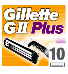 Gillette GII Plus Men’s Razor Blades – 10 Refills