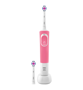 Oral-B Vitality Plus 3DWhite Pink Electric Toothbrush Rechargeable 