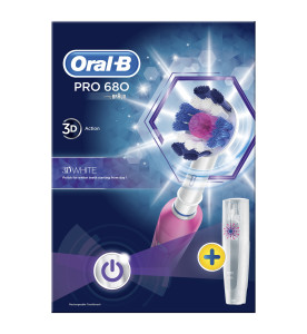 Oral-B Pro 680 Pink 3DWhite Electric Toothbrush - Limited Edition