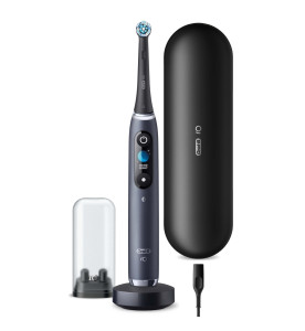 Oral-B iO 9 Black Electric Toothbrush, Charging Travel Case