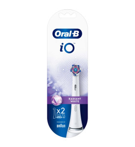 Oral-B iO Radiant White Brush Heads, 2 Counts