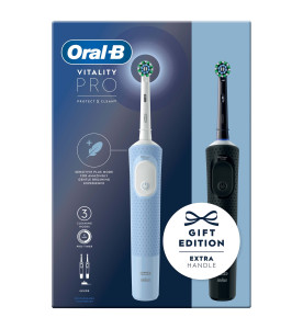 Oral-B Vitality Pro Black & Blue Electric Toothbrushes