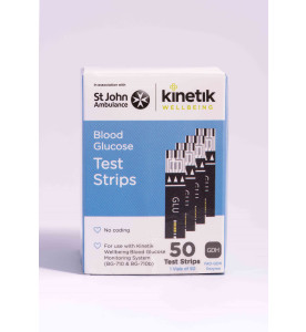 Kinetik Blood Glucose Test Strips (Pack of 50)