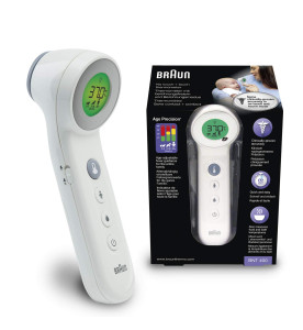Braun BNT 400 No Touch + Touch Thermometer with Age Precision