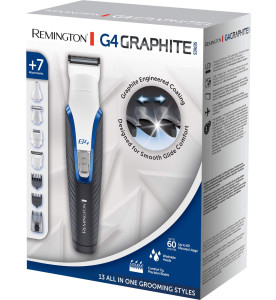 Remington Graphite G4 Cordless Trimmer with Mini Electric Shaver Attachment, PG4000