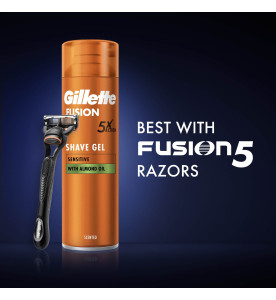 Gillette Fusion Shave Gel Sensitive, 200ml