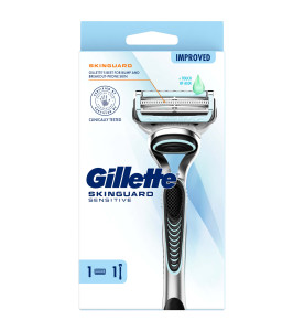 Gillette SkinGuard Sensitive Men’s Razor, 1 Handle, 1 Blade Refills