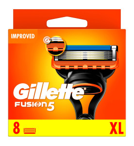 Gillette Fusion5 Razor Refills For Men, 8 Razor Blade Refills