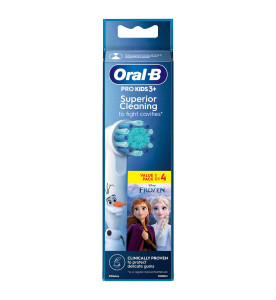 Oral-B Pro Kids Toothbrush Heads Disney Frozen, 4 Counts