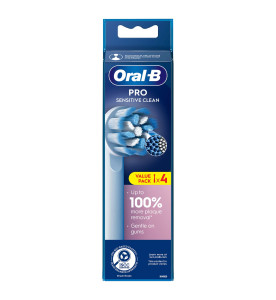 Oral-B Pro Sensitive Clean Toothbrush Heads, 4 Counts