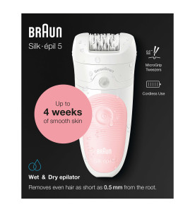 Braun Silk-épil 5-516, Epilator for Beginners for Gentle Hair Removal