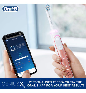  Oral-B Genius X Electric Toothbrush Rose Gold
