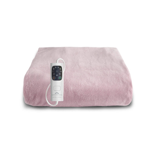 Dreamland Snuggle Up Warming Throw - Luxurious pink velvet