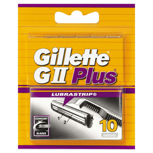 Gillette GII Plus Men’s Razor Blades – 10 Refills