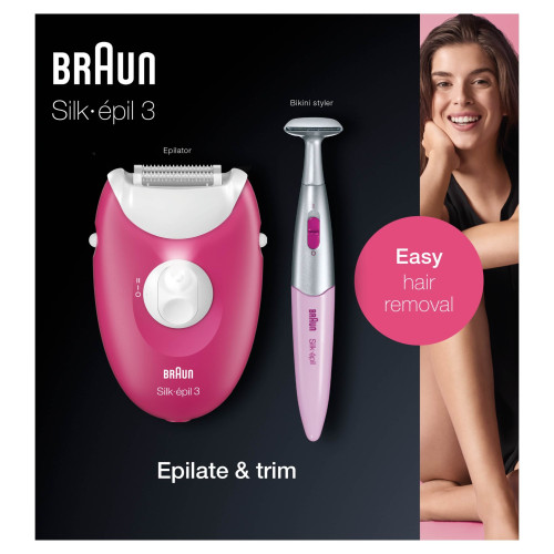 Braun Silk-épil 3-420, Epilator for Long-Lasting Hair Removal