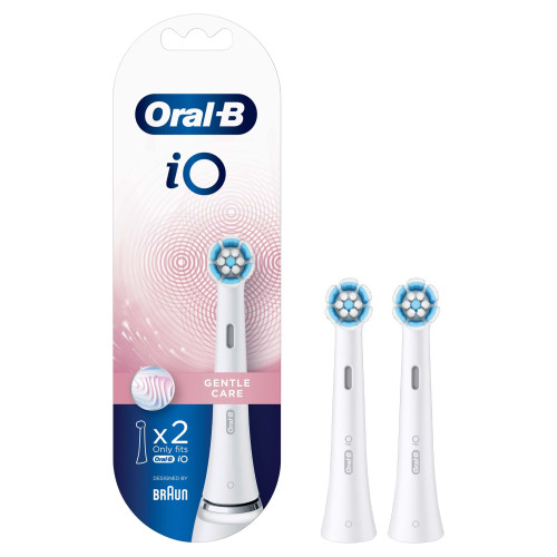Oral-B iO Gentle Care Brush Heads, 2 Counts
