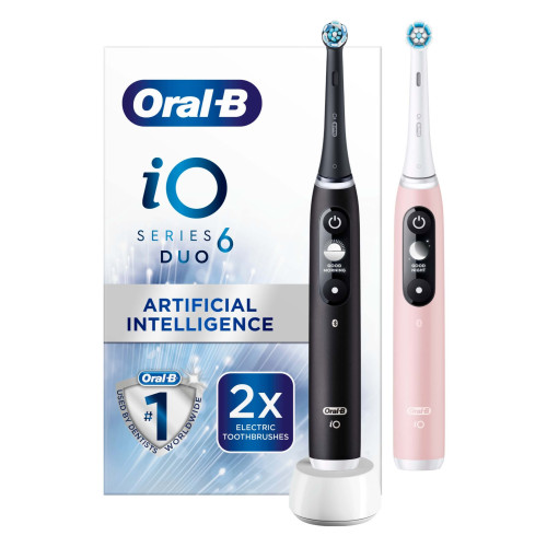 Oral-B iO 6 Black & Rose Electric Toothbrushes