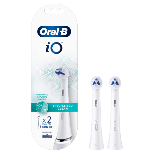 Oral-B iO Specialised Clean Brush Heads, 2 Counts