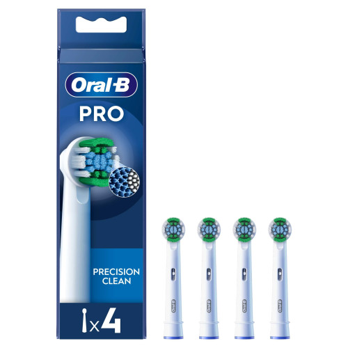 Oral-B Pro Precision Clean Toothbrush Heads, 4 Counts