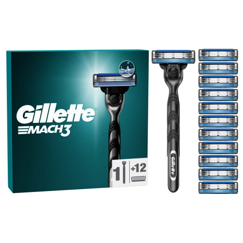 Gillette Mach3 Razor For Men, 1 Gillette Razor,