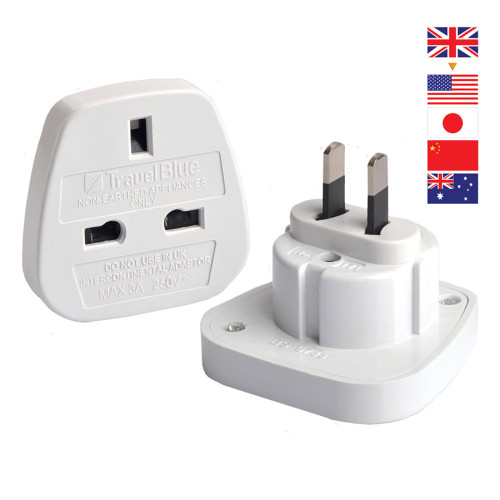 Travel Blue American Travel Plug (Non Earthed Adaptor)