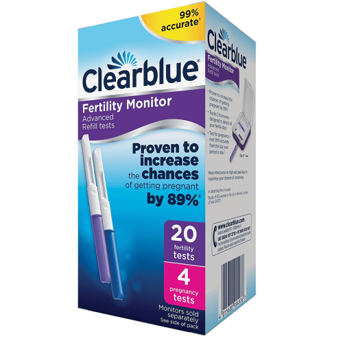 Clearblue Fertility Monitor Sticks (20ct OT + 4ct Preg)