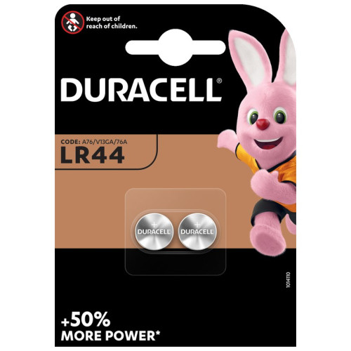 Duracell Batteries LR44 (Card of 2)