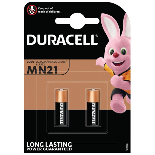 Duracell 12V Twin Security Batteries Alkaline (Card of 2)