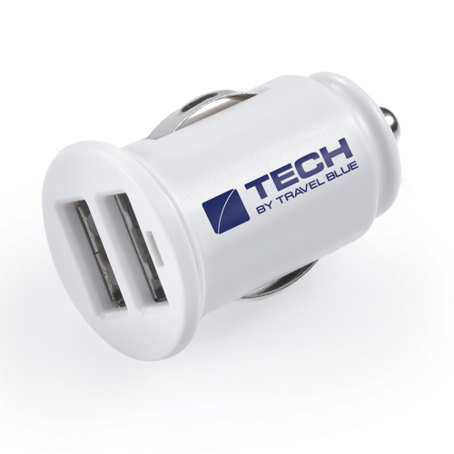 Travel Blue Tech Car Charger - 2.1 A Dual USB