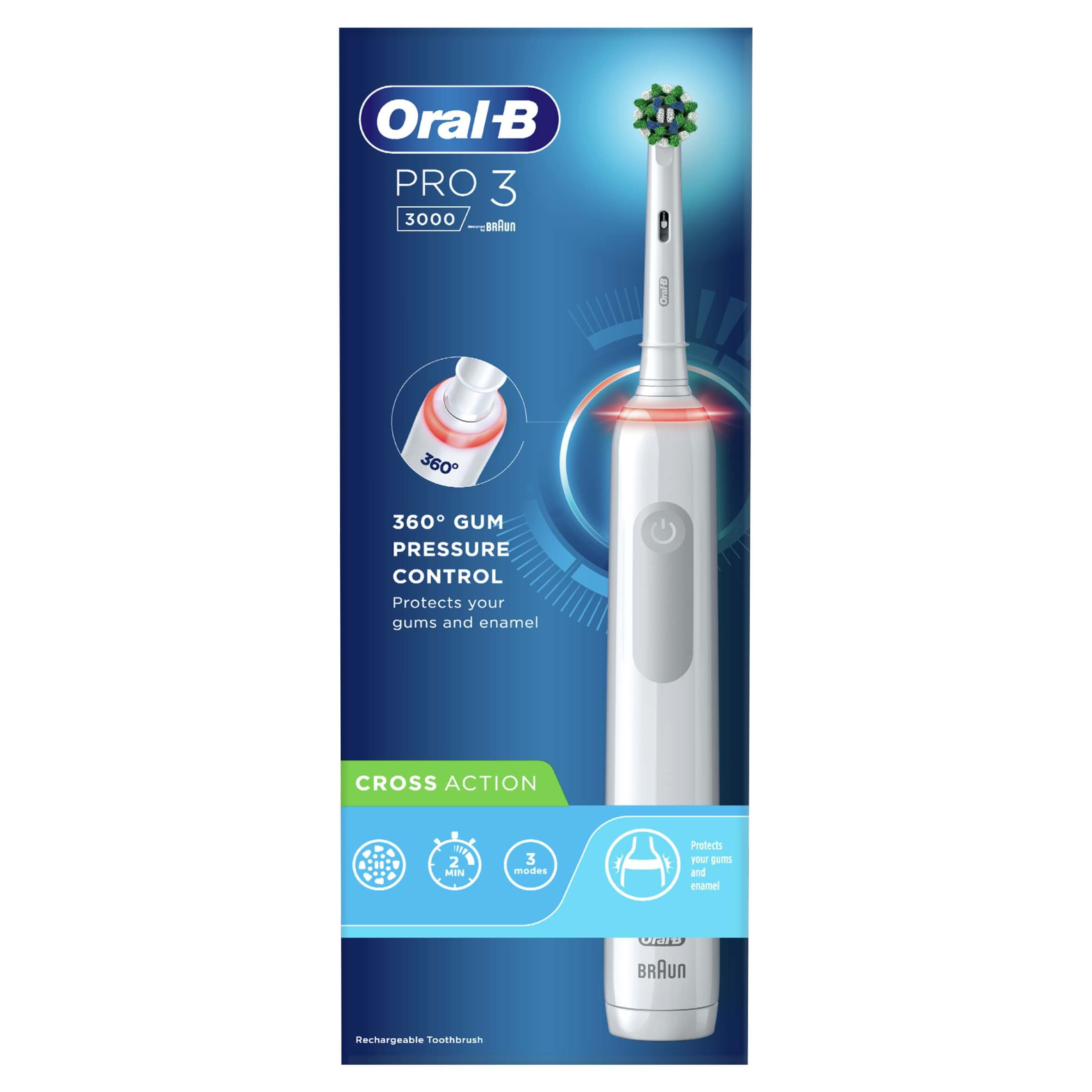 OralB Pro 3 3000 Electric Rechargeable Toothbrush Mashco