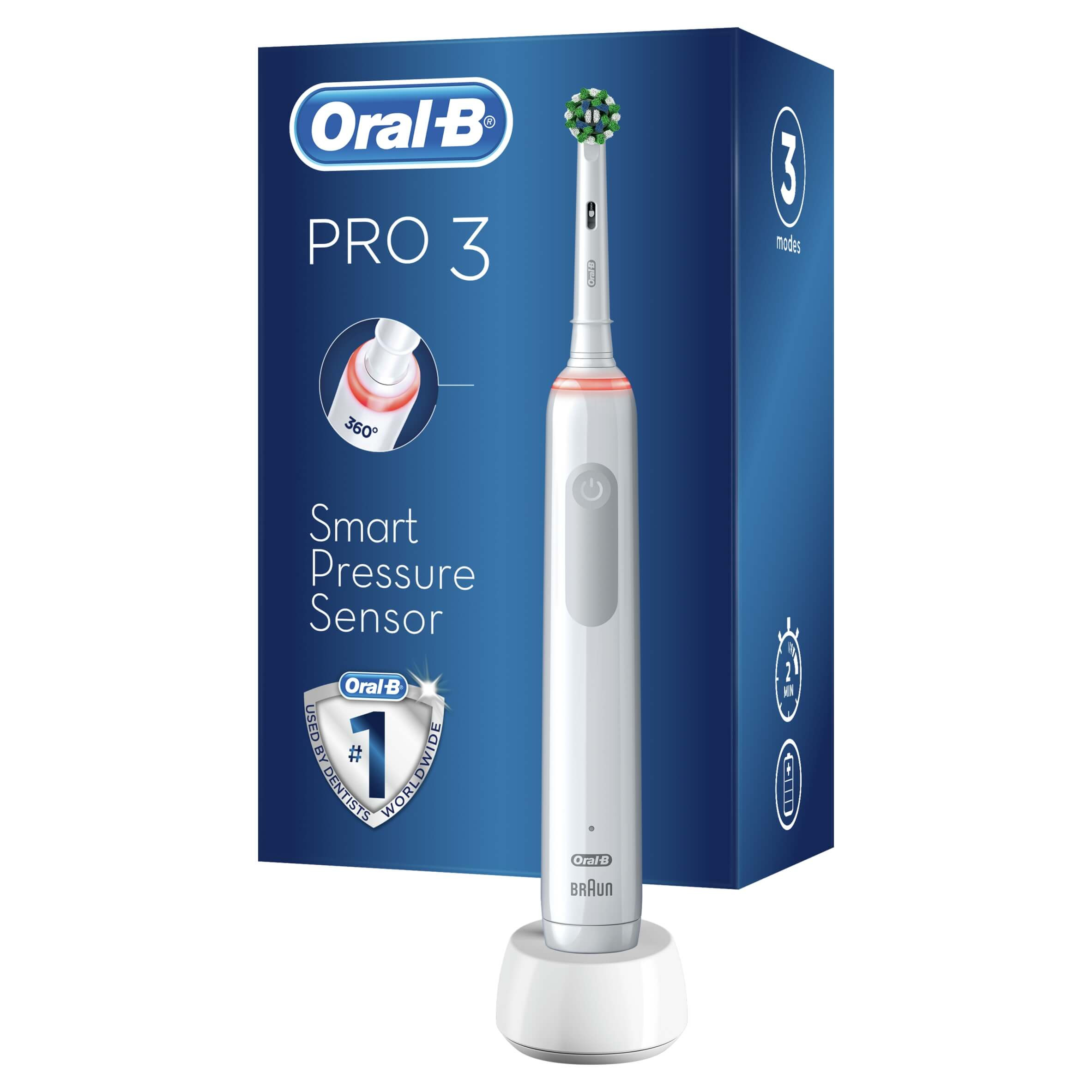 Oral B Pro 3 3000 Electric Rechargeable Toothbrush Mashco