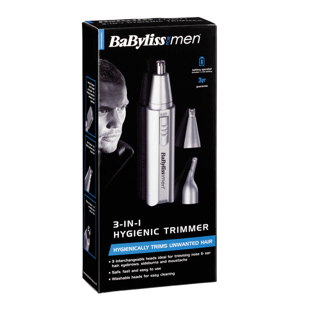 babyliss 3 in 1 hygienic trimmer