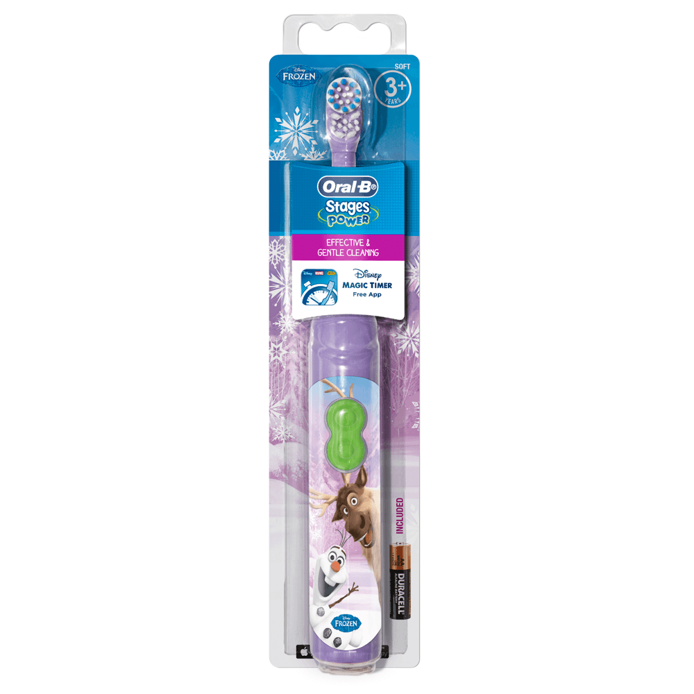 OralB Stages Power Kid's Disney Frozen Battery Toothbrush With Timer