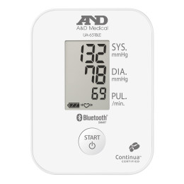 A&D Medical UA-651BLE Upper Arm Blood Pressure Monitor with Bluetooth® Smart/ Bluetooth® Low Energy Connectivity