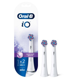 Oral-B iO Radiant White Brush Heads, 2 Counts