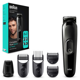 Braun All-In-One Style Kit Series 3 MGK3410, 6-in1 Kit For Beard & Hair