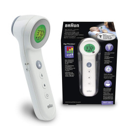 Braun BNT 400 No Touch + Touch Thermometer with Age Precision