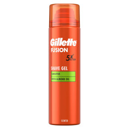 Gillette Fusion Shave Gel Sensitive, 200ml