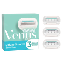 Venus Deluxe Smooth Sensitive Razor Blades x3 