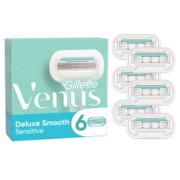 Venus Deluxe Smooth Sensitive Razor Blades x6 