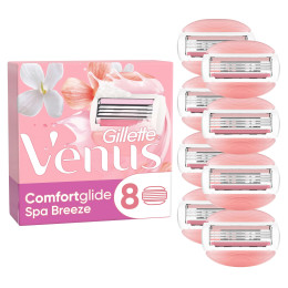 Venus Comfortglide Spa Breeze Razors x8 