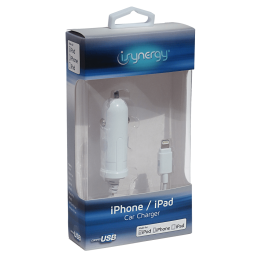 iSynergy MFI iPhone 5/6/7 Car Charger - Apple Certified
