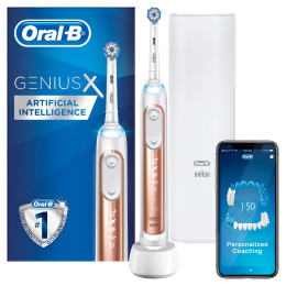  Oral-B Genius X Electric Toothbrush Rose Gold
