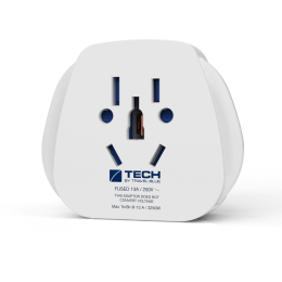 Travel Blue British Travel Plug Adaptor (Non Earthed Adaptor)