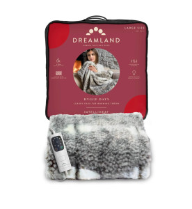 Dreamland Hygge Days Luxury Faux Fur Warming Throw - Fallow Deer Faux Fur