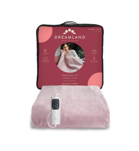 Dreamland Snuggle Up Warming Throw - Luxurious pink velvet