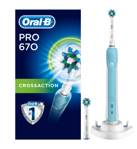 Oral-B PRO 670 CrossAction Electric Toothbrush Bonus Pack